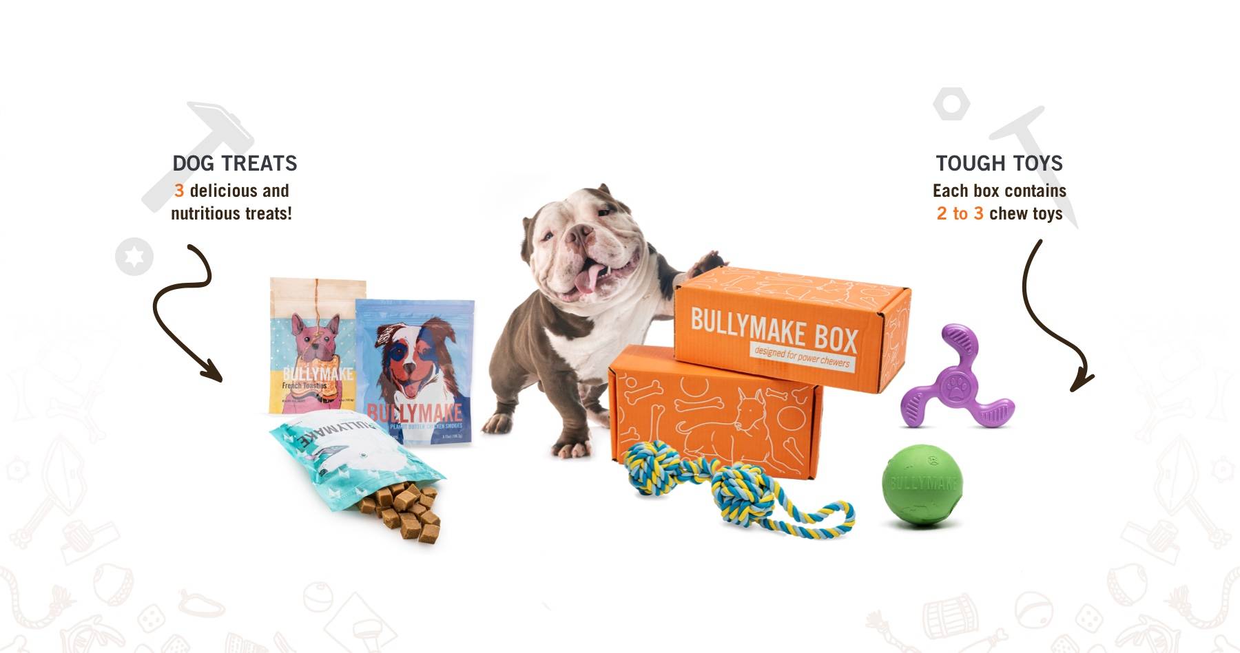 Dog Boredom - Bullymake Box - A Dog Subscription Box For Power