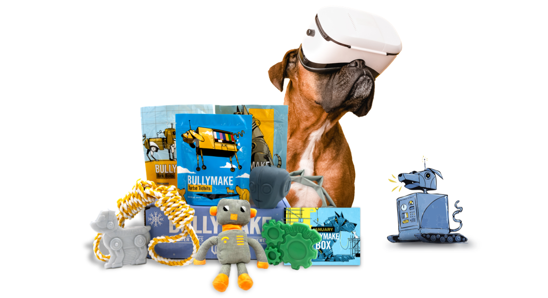 BULLYMAKE 1031301 Rubber Acorn Dog Toy 
